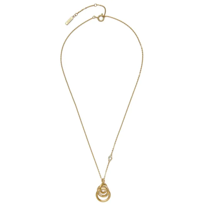 Olivia Burton Necklaces Women Encircle Gold Plated Pendant Necklace