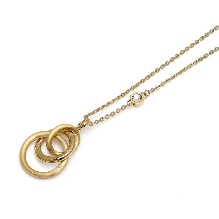 Olivia Burton Necklaces Women Encircle Gold Plated Pendant Necklace