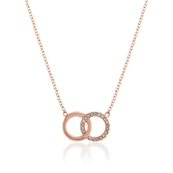 Olivia Burton Necklaces Women Rose Gold Interlink Necklace