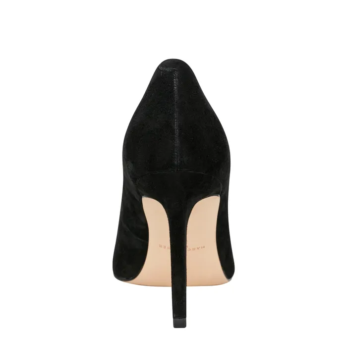 Olivy Pump Black Suede Women Heels and Pumps Marc Fisher