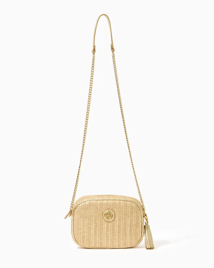 One Size Fits All Gifts Home and GiftsWomen Lilly Pulitzer Ellis Crossbody Bag Gold Metallic One Size Fits All Gifts Home and GiftsWomen Lilly Pulitzer Ellis Crossbody Bag Gold Metallic