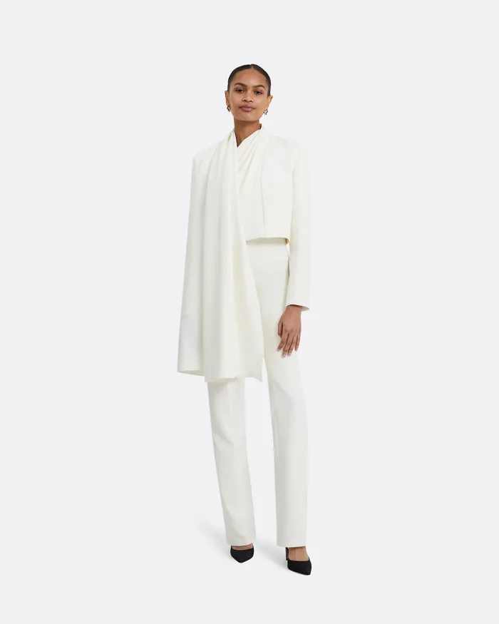 Ooly Ivory jacket Ivory Capes and Harnesses Safiyaa Women