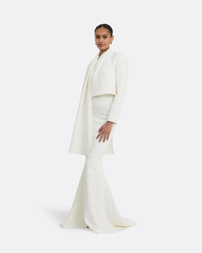 Ooly Ivory jacket Ivory Capes and Harnesses Safiyaa Women