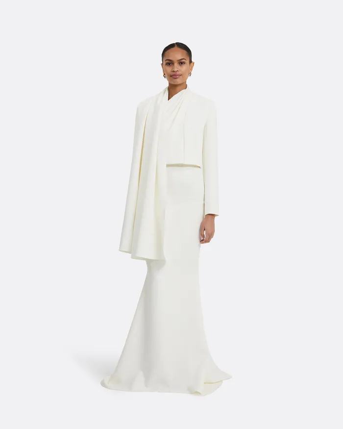 Ooly Ivory jacket Ivory Capes and Harnesses Safiyaa Women