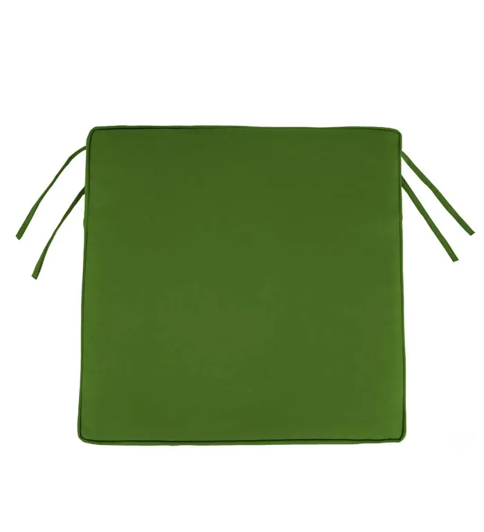 Outdoor Living Deluxe Sunbrella Square Cushion With Ties 16034 X 16034 X 3034 8211 Bandana Plow and Hearth Outdoor Furniture Cushions