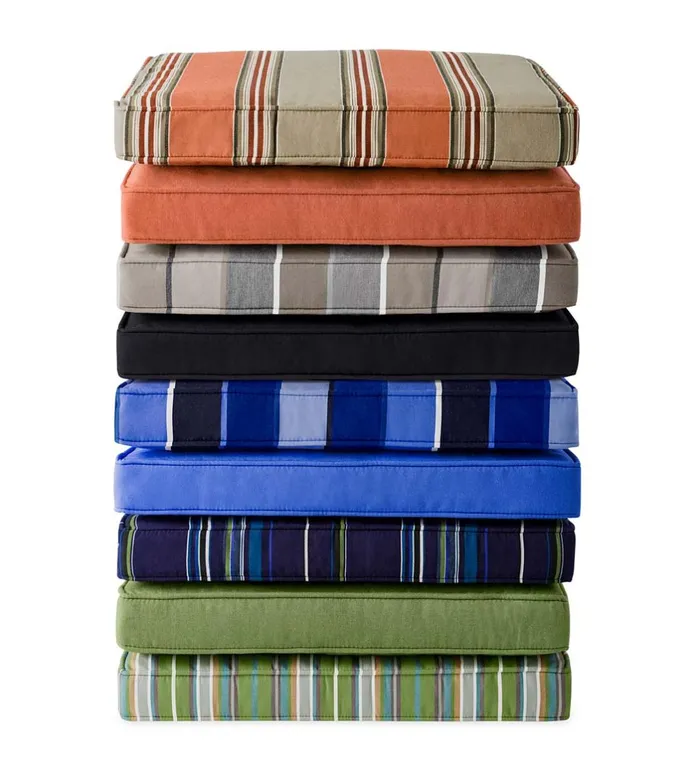 Outdoor Living Deluxe Sunbrella Square Cushion With Ties 21034 X 18034 X 3034 8211 Bandana Plow and Hearth Outdoor Furniture Cushions Outdoor Living Deluxe Sunbrella Square Cushion With Ties 21034 X 18034 X 3034 8211 Bandana Plow and Hearth Outdoor Furniture Cushions