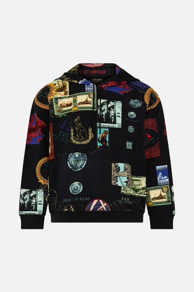 OVERSIZED RELAXED FIT HOODIE LANDMARKS AND LOVE LETTERS Landmarks And Love Letters Mens Camilla Tops