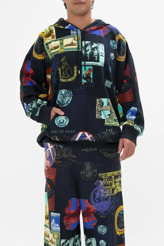 OVERSIZED RELAXED FIT HOODIE LANDMARKS AND LOVE LETTERS Landmarks And Love Letters Mens Camilla Tops