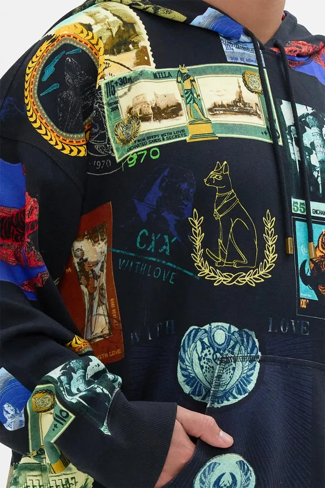 OVERSIZED RELAXED FIT HOODIE LANDMARKS AND LOVE LETTERS Landmarks And Love Letters Mens Camilla Tops