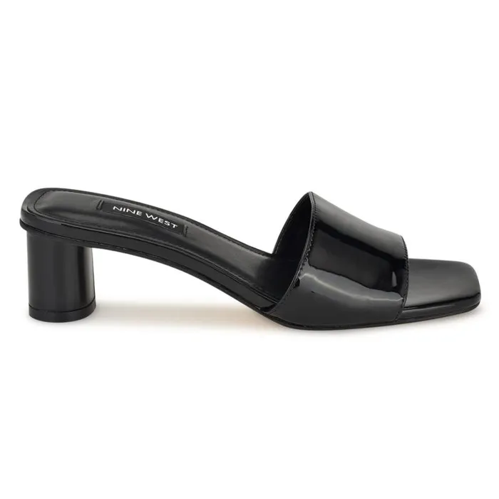 Paire Slide Sandals Black Women Nine West Sandals