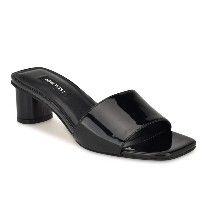 Paire Slide Sandals Black Women Nine West Sandals