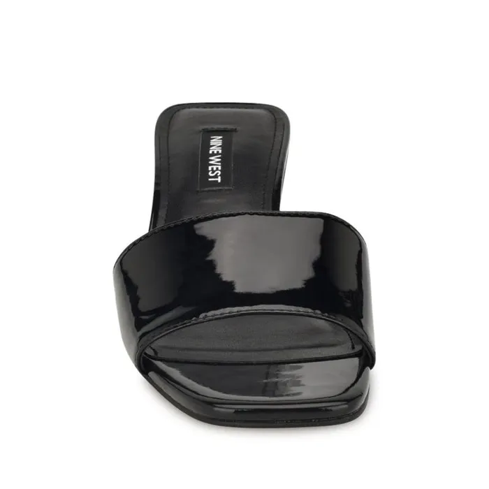 Paire Slide Sandals Black Women Nine West Sandals
