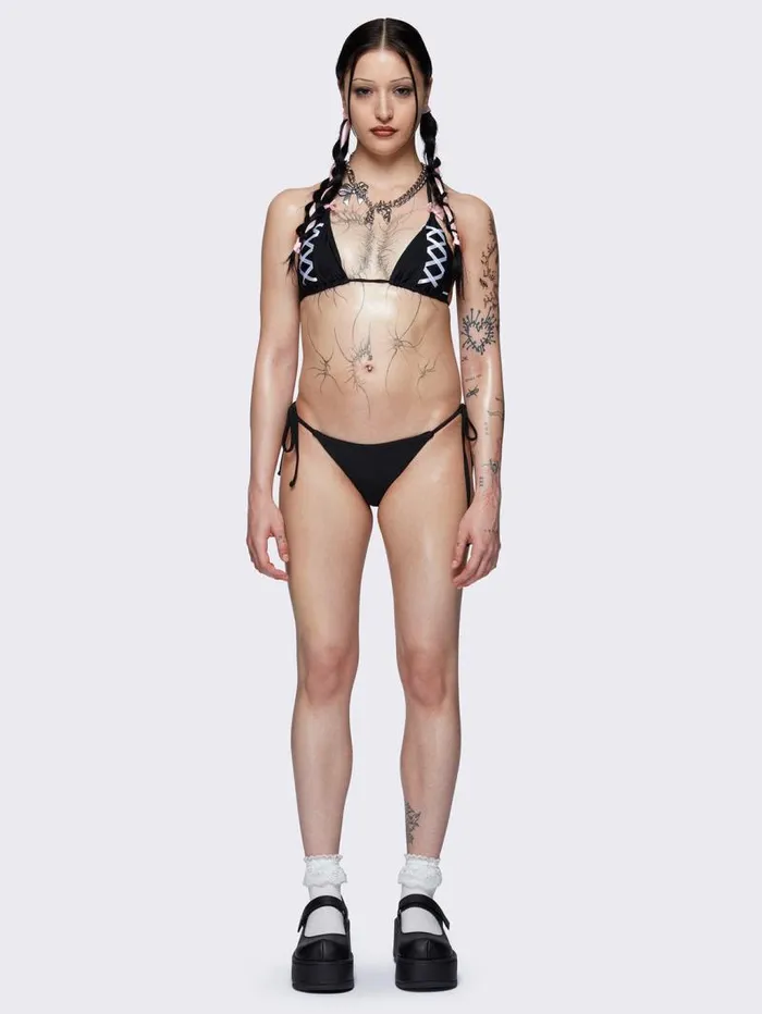 Pami Bows Tie Side Bikini Bottoms Women Minga London Swimwear