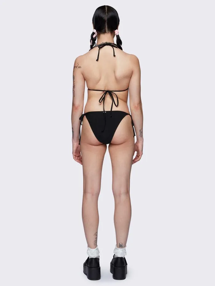 Pami Bows Tie Side Bikini Bottoms Women Minga London Swimwear