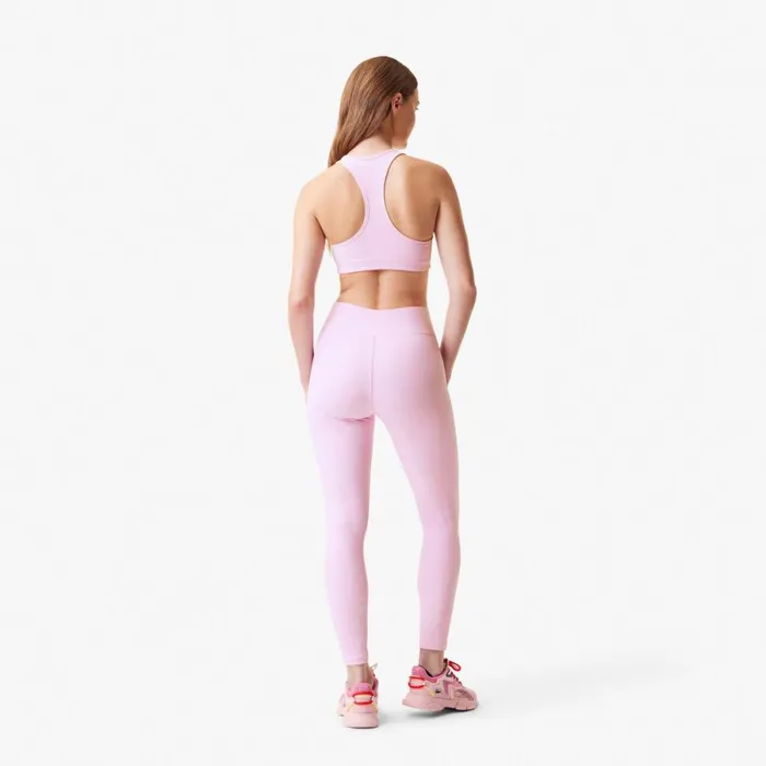 Pants and Leggings Women Lacoste Women039s Lacoste X Bandier HighWaisted Leggings Pink Wwe