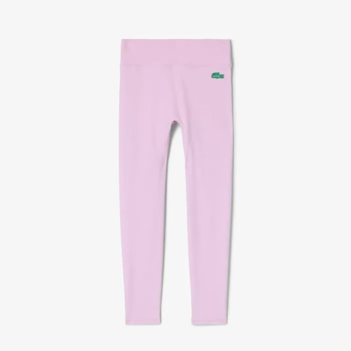 Pants and Leggings Women Lacoste Women039s Lacoste X Bandier HighWaisted Leggings Pink Wwe