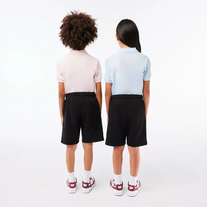 Pants and Shorts Kids Lacoste Kids039 Organic Brushed Cotton Fleece Shorts Black 031