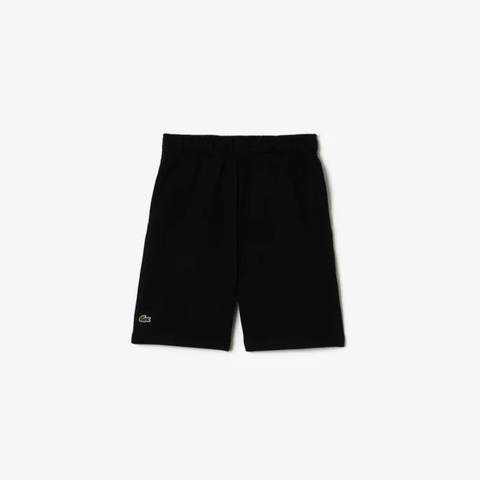 Pants and Shorts Kids Lacoste Kids039 Organic Brushed Cotton Fleece Shorts Black 031