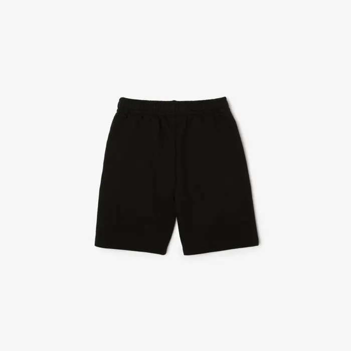 Pants and Shorts Kids Lacoste Kids039 Organic Brushed Cotton Fleece Shorts Black 031