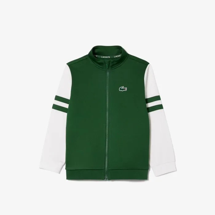Pants and Shorts Kids Lacoste Kids039 Tennis Sweatsuit Green White 291