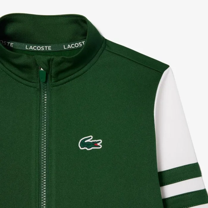 Pants and Shorts Kids Lacoste Kids039 Tennis Sweatsuit Green White 291