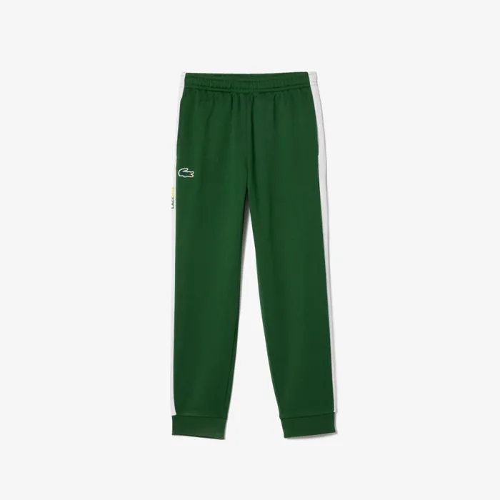 Pants and Shorts Kids Lacoste Kids039 Tennis Sweatsuit Green White 291