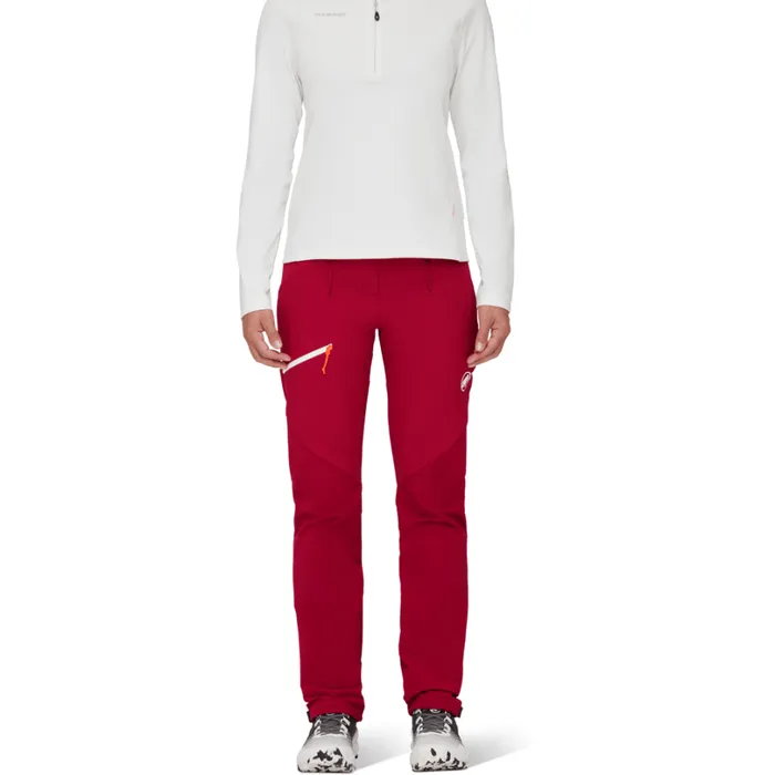 Pants and Shorts Women Mammut Courmayeur SO Pants Blood Red