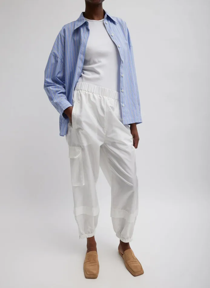 Pants and Shorts Women Tibi Crispy Nylon Wilt Pull On Jogger