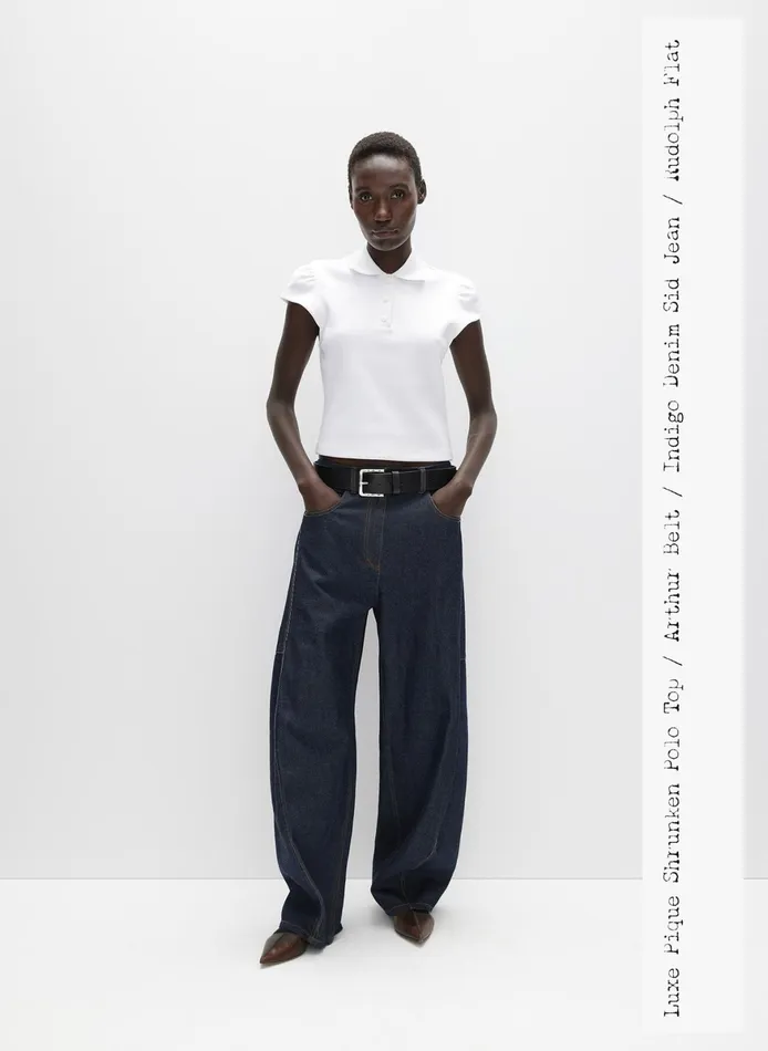 Pants and Shorts Women Tibi Indigo Denim Sid Jean