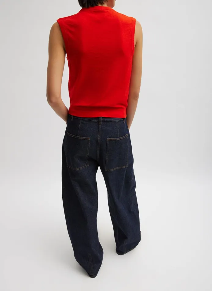 Pants and Shorts Women Tibi Indigo Denim Sid Jean