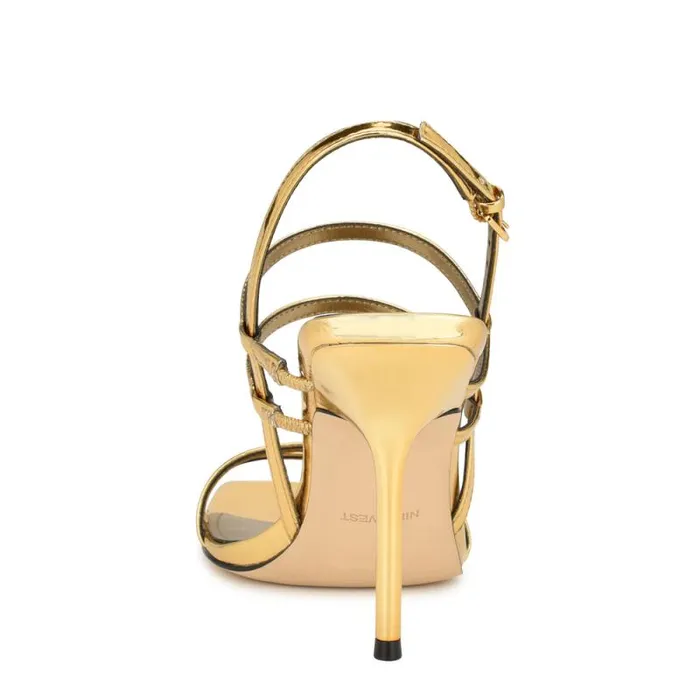 Penla Strappy Sandals Bronze Women Nine West Sandals Penla Strappy Sandals Bronze Women Nine West Sandals