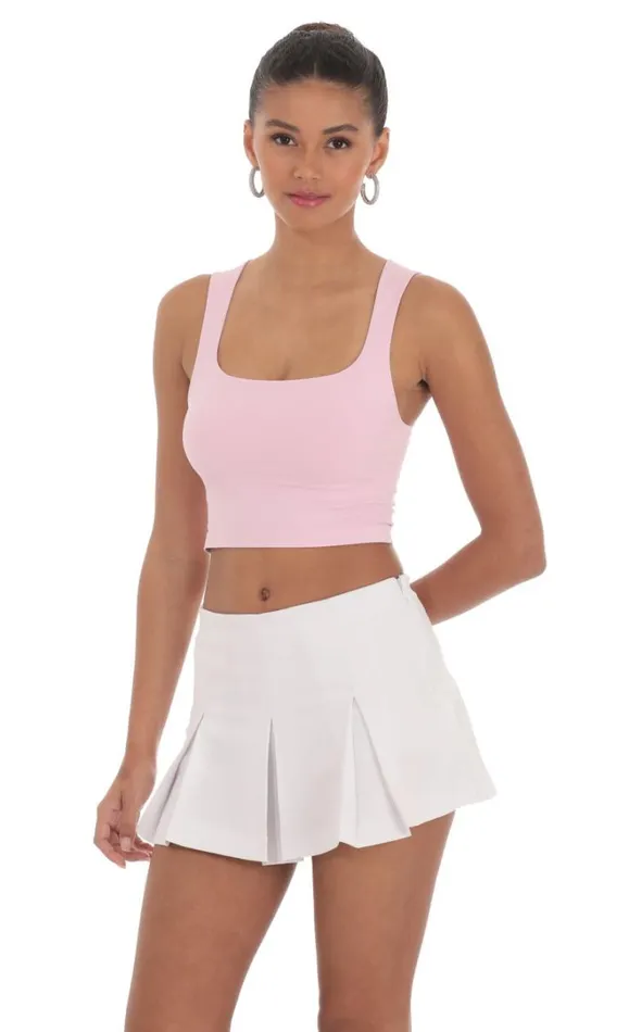 Pleated Skort White Women LUCY IN THE SKY Shorts