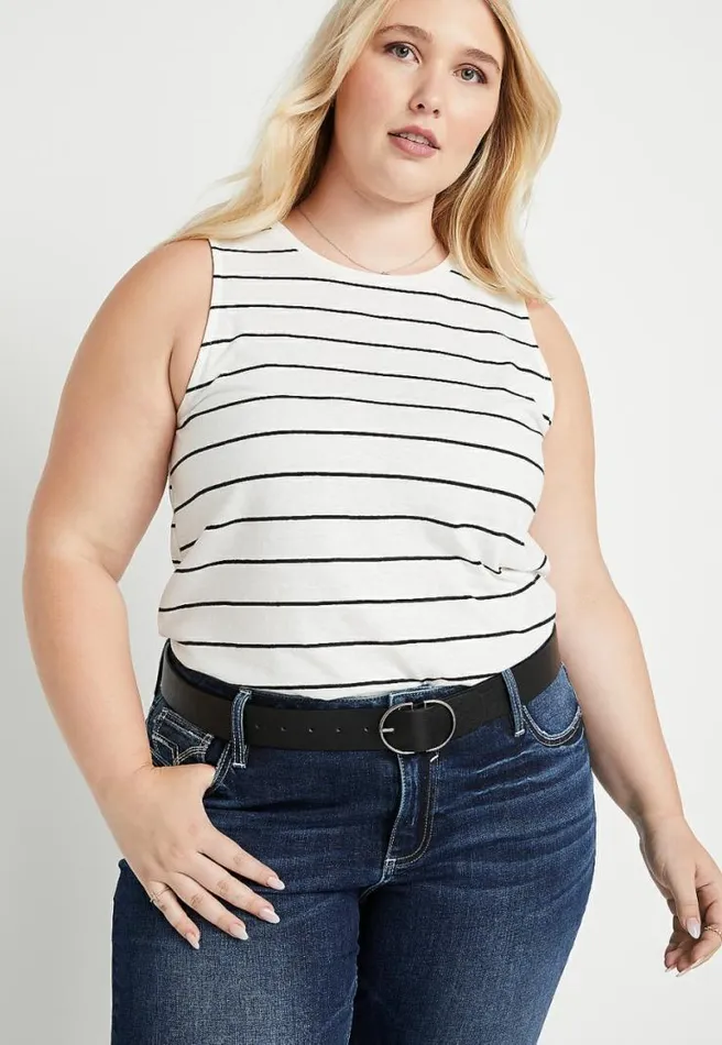 Plus Size Double Buckle Ring Belt Women Maurices Belts