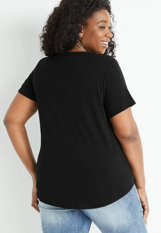 Plus Size Kiss Graphic Tee Women Maurices Plus Tops