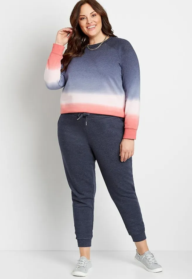 Plus Size Navy Jogger Pant Women Maurices Plus Bottoms