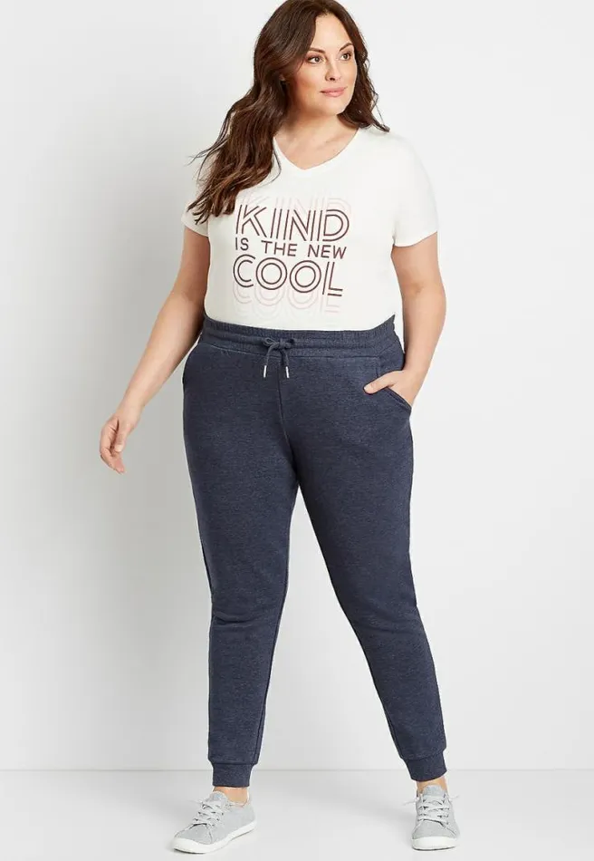 Plus Size Navy Jogger Pant Women Maurices Plus Bottoms