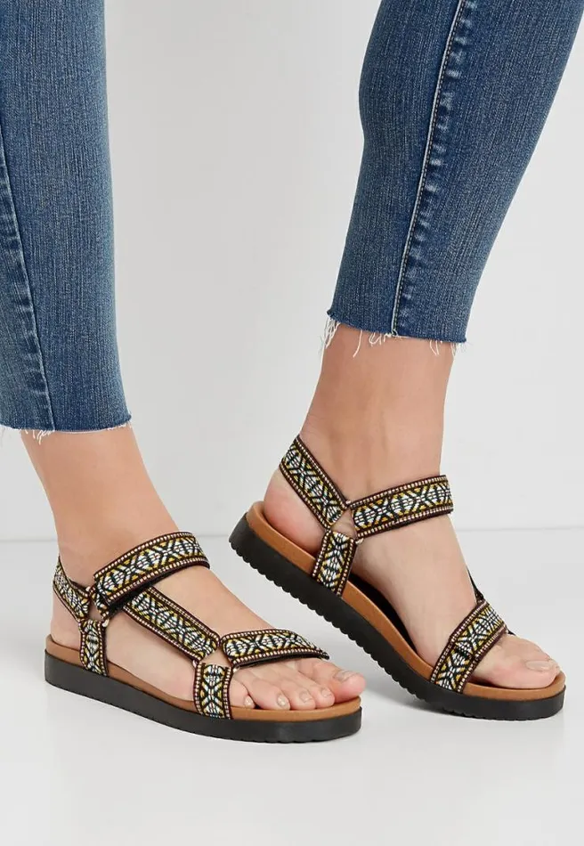 Polly Woven Strap Utility Sandal Women Maurices Sandals