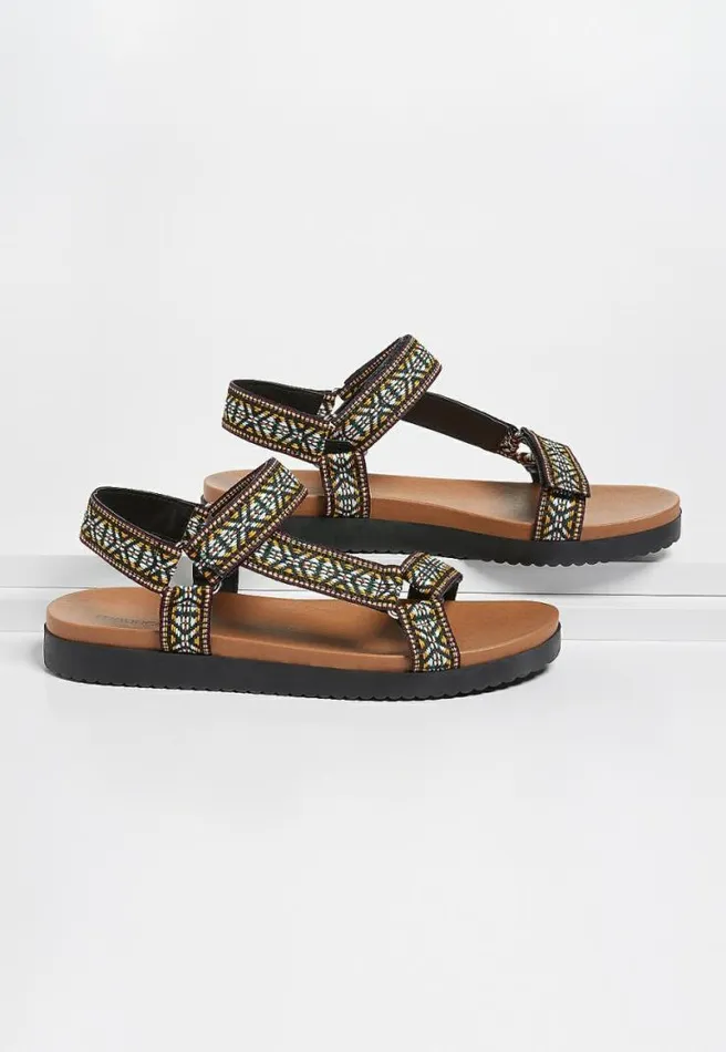 Polly Woven Strap Utility Sandal Women Maurices Sandals