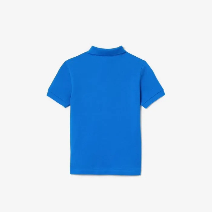 Polos Kids Lacoste Kids039 Regular Fit Petit Piqu Polo Blue Siy