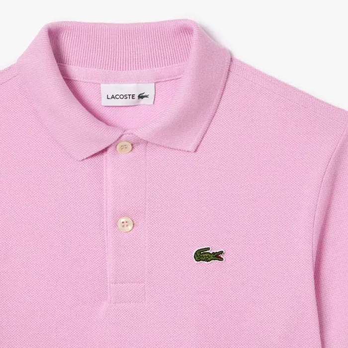 Polos Kids Lacoste Kids039 Regular Fit Petit Piqu Polo Pink Ixv