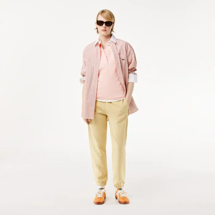 Polos Women Lacoste Women039s L12D Slim Fit Stretch Mini Piqu Polo Light Pink Ady