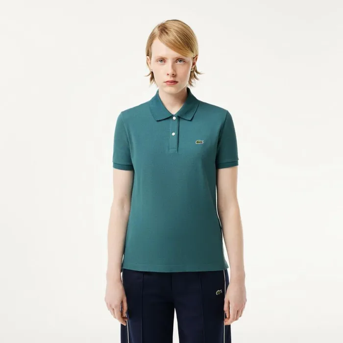 Polos Women Lacoste Women039s Regular Fit Soft Cotton Petit Piqu Polo Hydro Blue Iy4