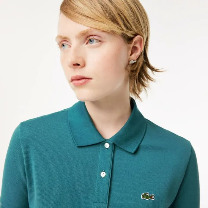 Polos Women Lacoste Women039s Regular Fit Soft Cotton Petit Piqu Polo Hydro Blue Iy4