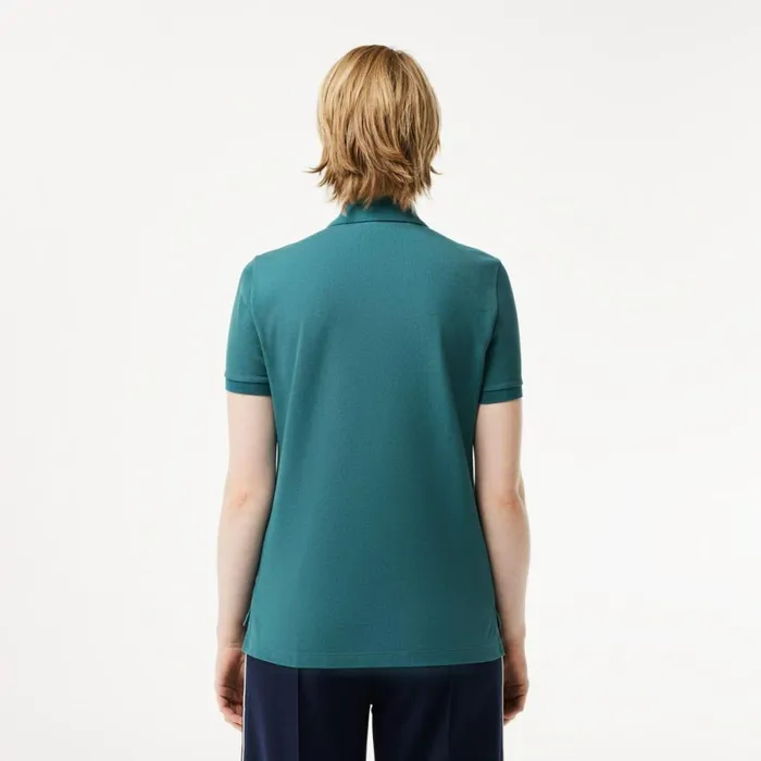 Polos Women Lacoste Women039s Regular Fit Soft Cotton Petit Piqu Polo Hydro Blue Iy4