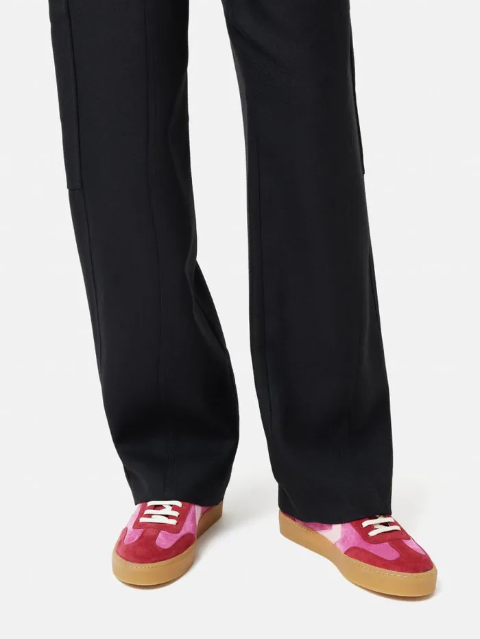 Portland Vintage Classic Trainer Pink Women Jigsaw Trainers