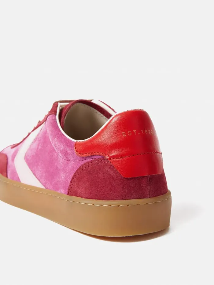 Portland Vintage Classic Trainer Pink Women Jigsaw Trainers