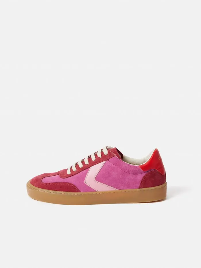 Portland Vintage Classic Trainer Pink Women Jigsaw Trainers
