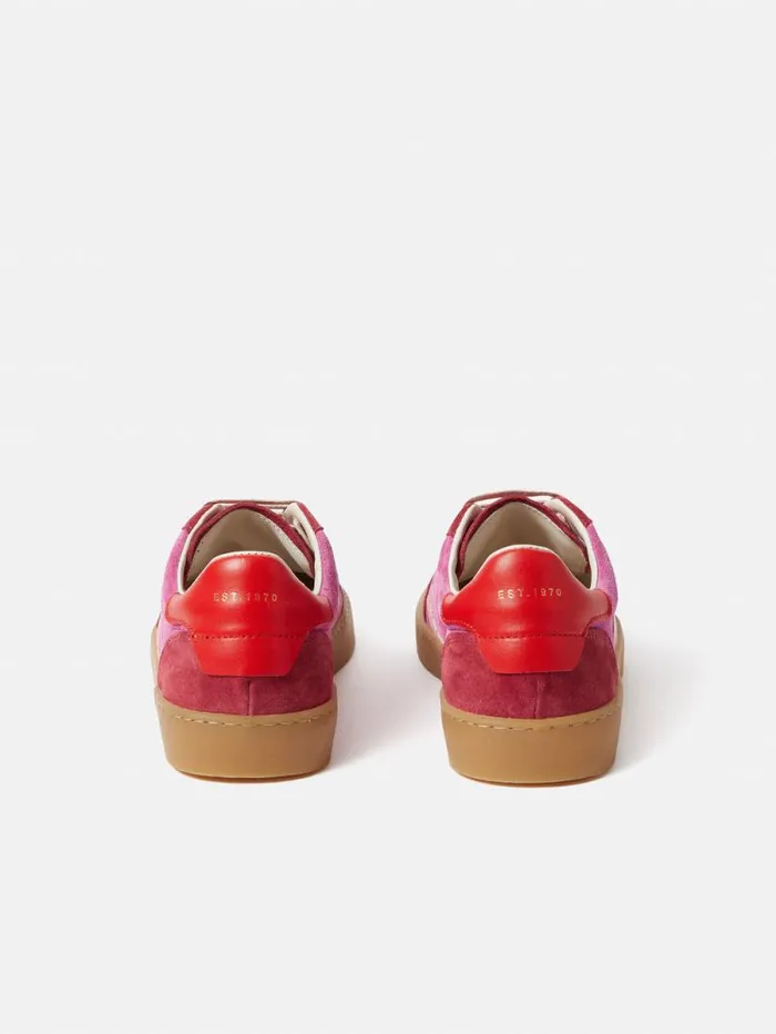 Portland Vintage Classic Trainer Pink Women Jigsaw Trainers