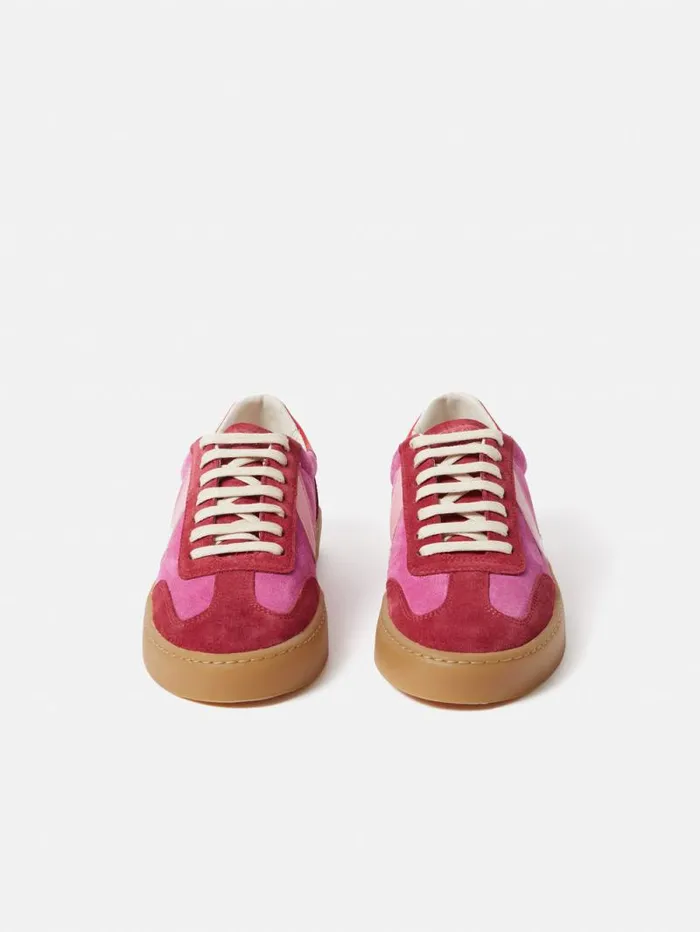 Portland Vintage Classic Trainer Pink Women Jigsaw Trainers