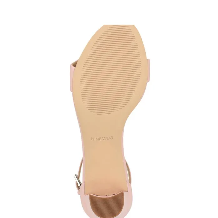 Pruce Ankle Strap Block Heel Sandals Light Pink Women Nine West Heels Pruce Ankle Strap Block Heel Sandals Light Pink Women Nine West Heels